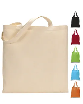 12 ct Economical 100% Cotton Reusable Wholesale Tote Bags - By Dozen