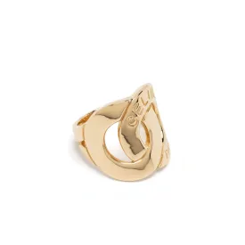 18k Gold Interlocking Circle Ring