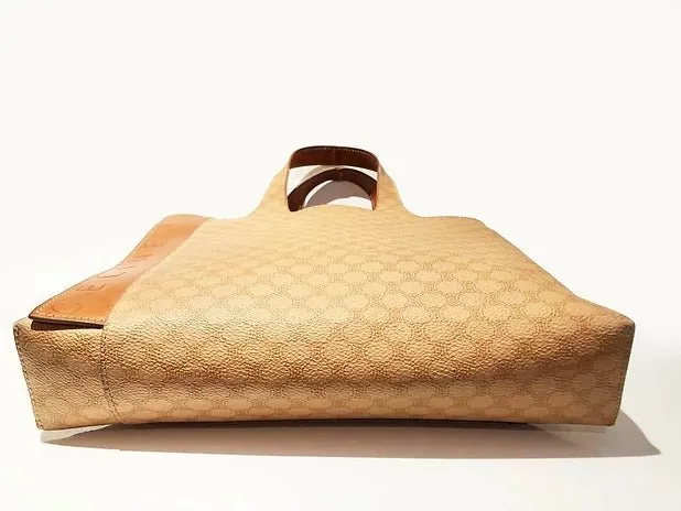 2000s CELINE MACADAM TOTE LOGO BAG