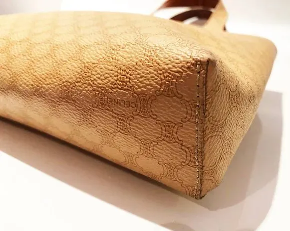 2000s CELINE MACADAM TOTE LOGO BAG