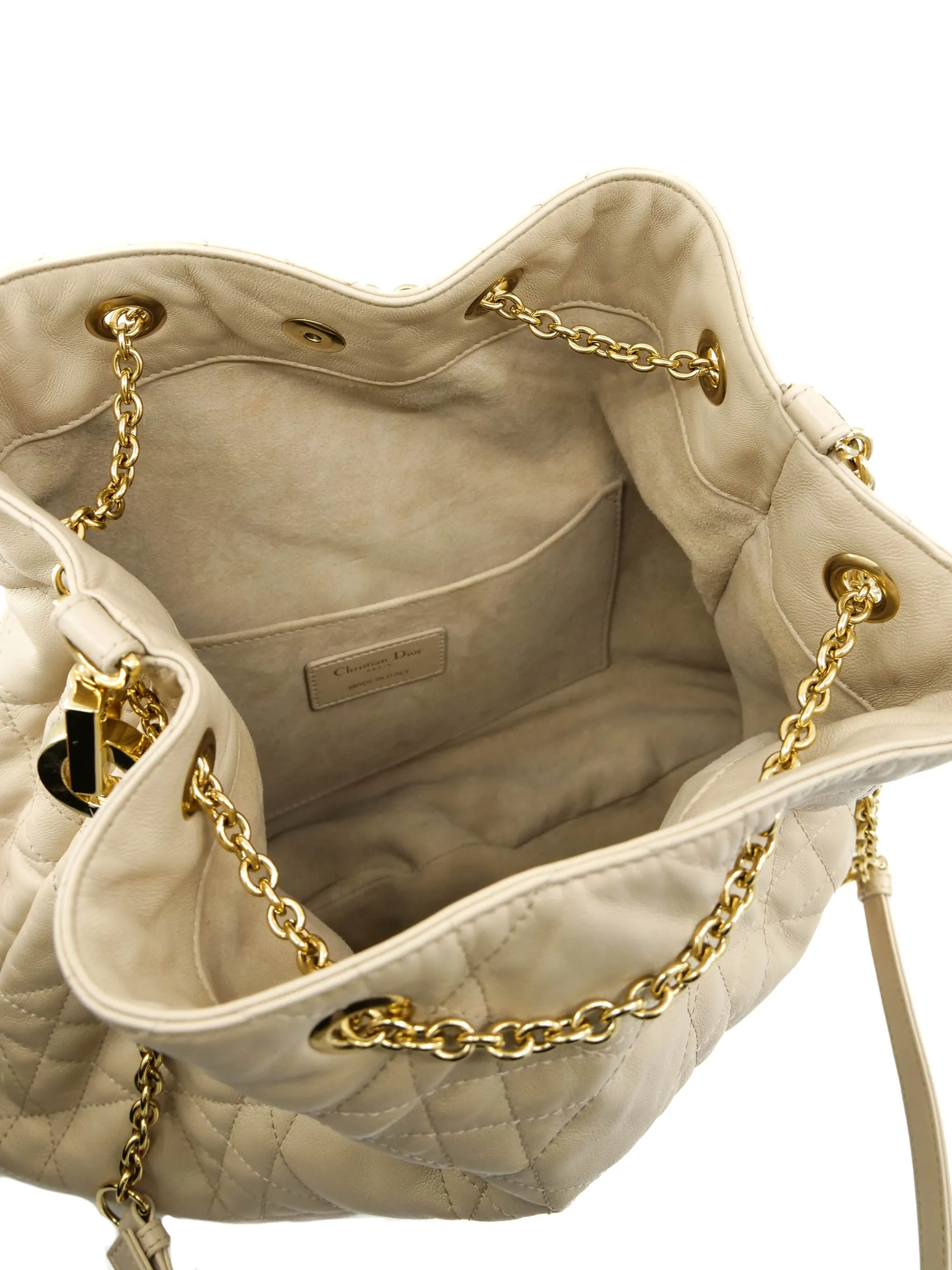 2023 Christian Dior Large Ammi Quilted Bucket Bag