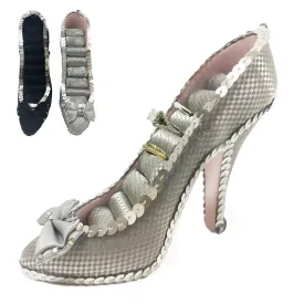 2PC Jewelry Ring Display High Heel Shoes Stand Rack Holder Earrings Organizer