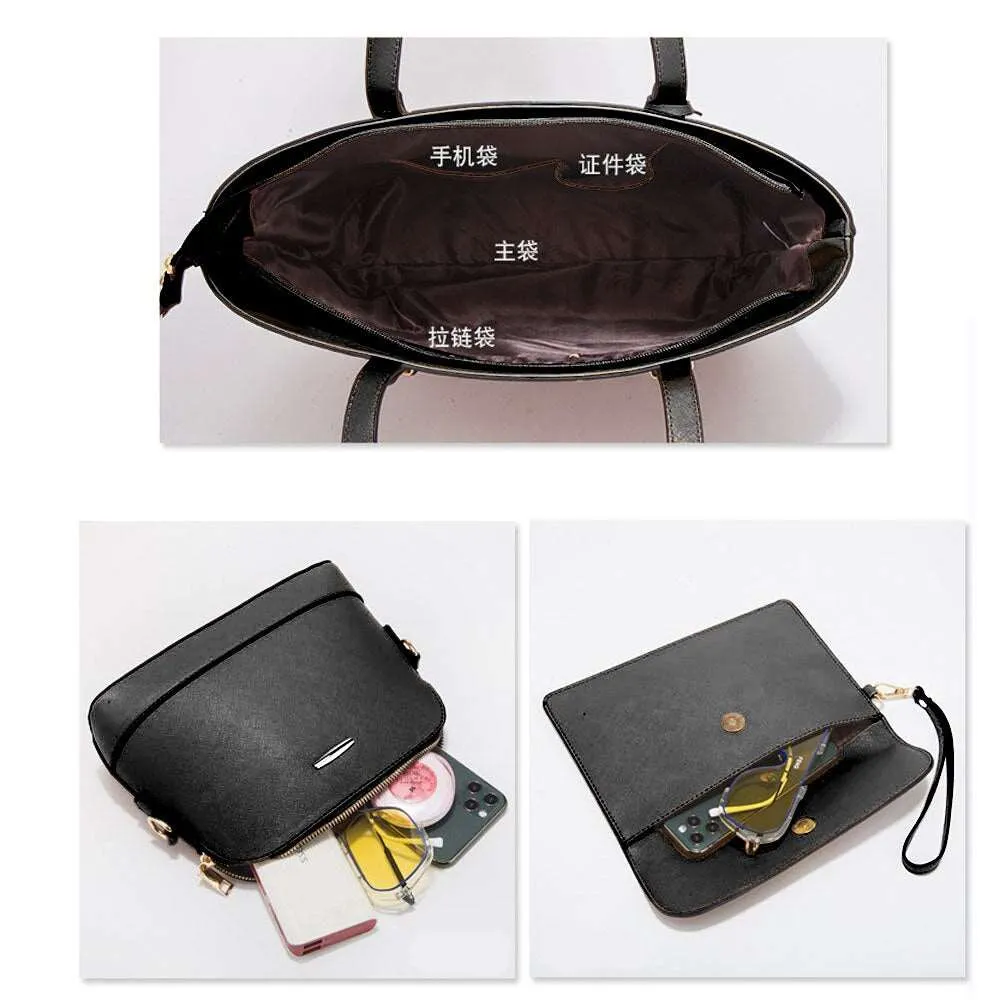 4Psc Set Women Handbags