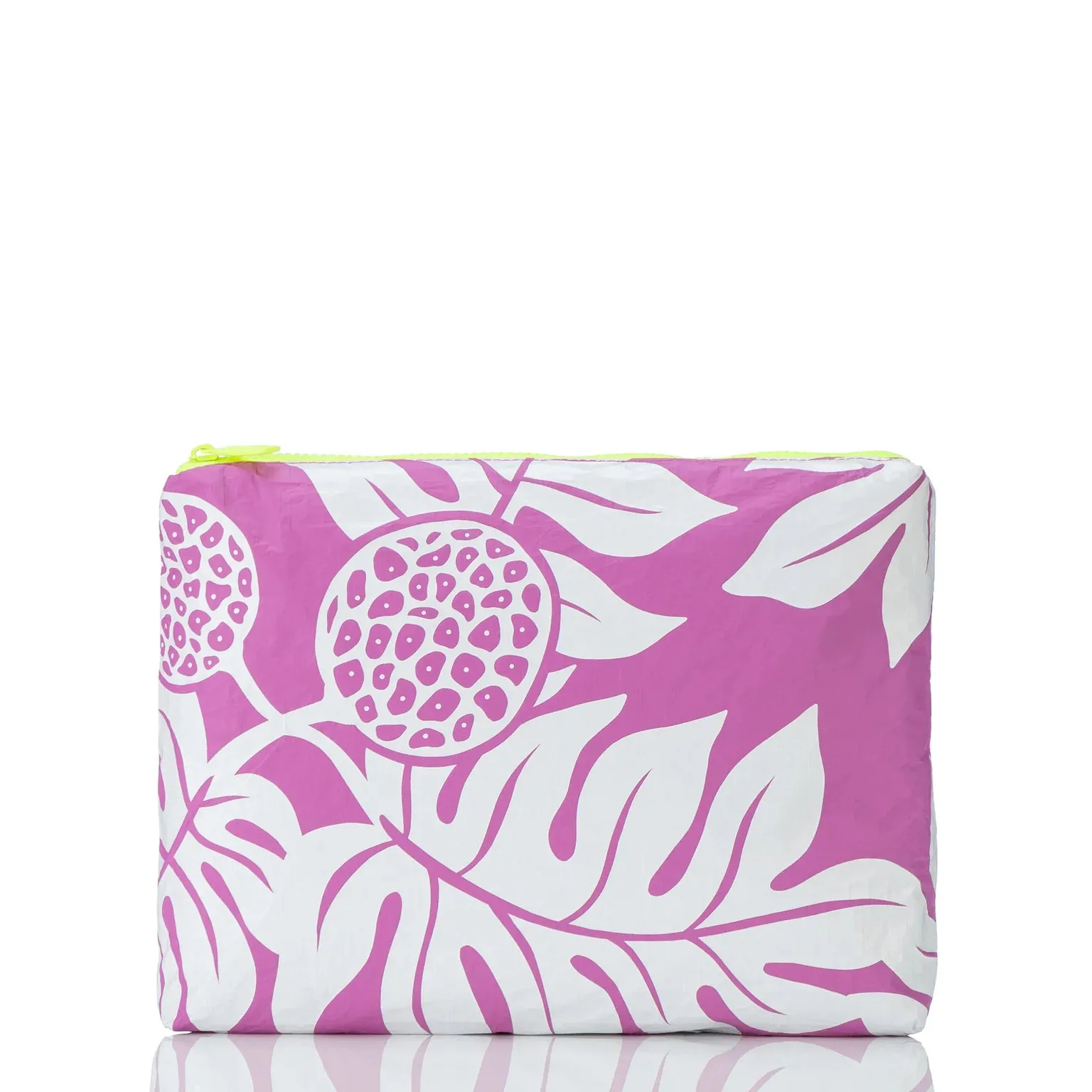 ALOHA Collection Holomua Mid Pouch - White On Orchid