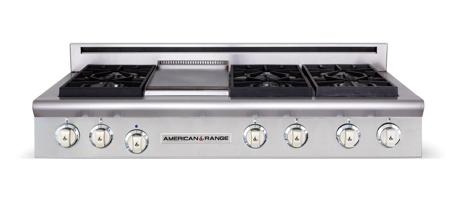 American Range AMERICANRANGELEGENDAROBSCT4842GD Legend 48 Inch Performer Rangetop