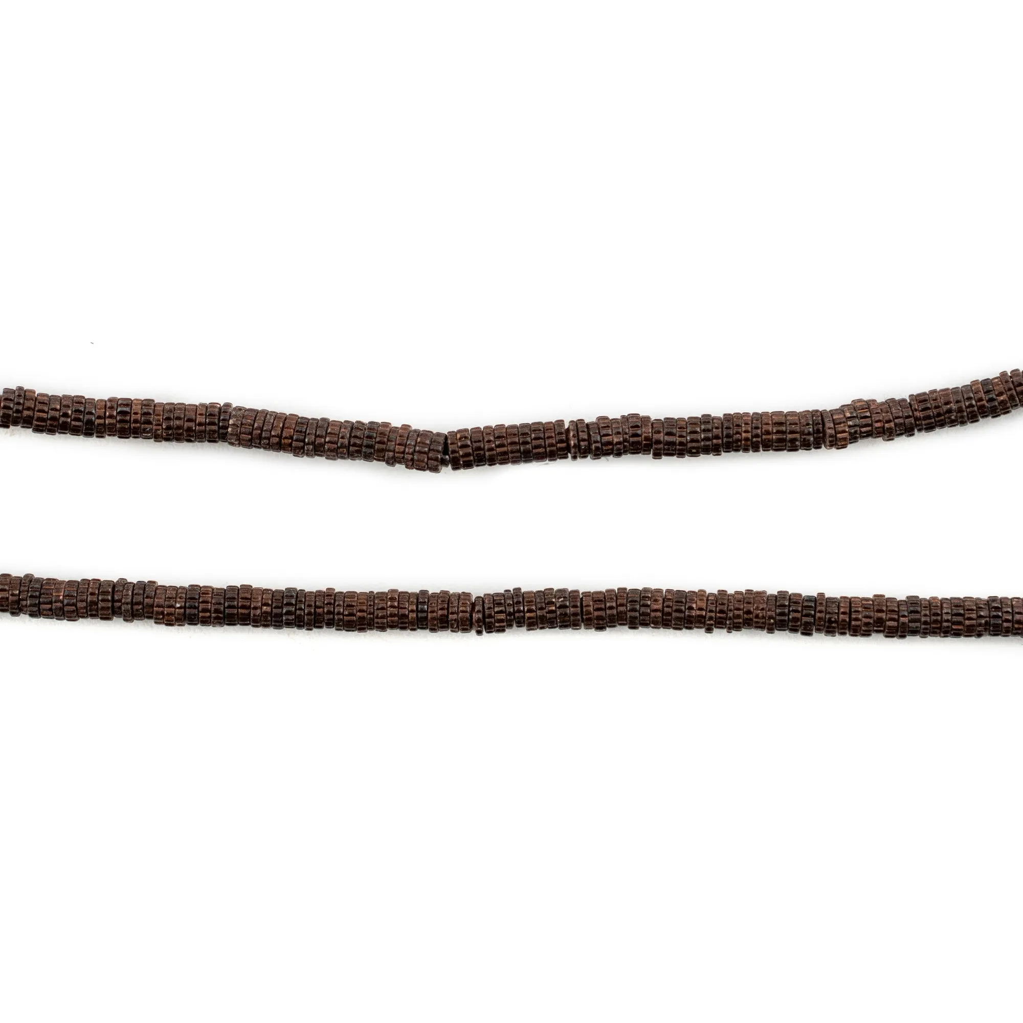 Antique Copper Patterned Gear Beads (2mm)