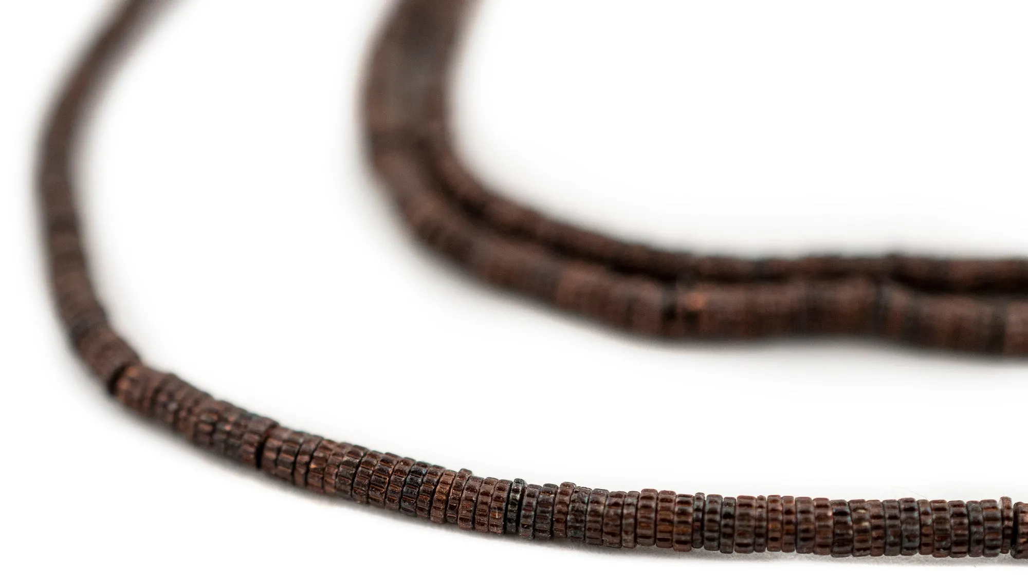 Antique Copper Patterned Gear Beads (2mm)