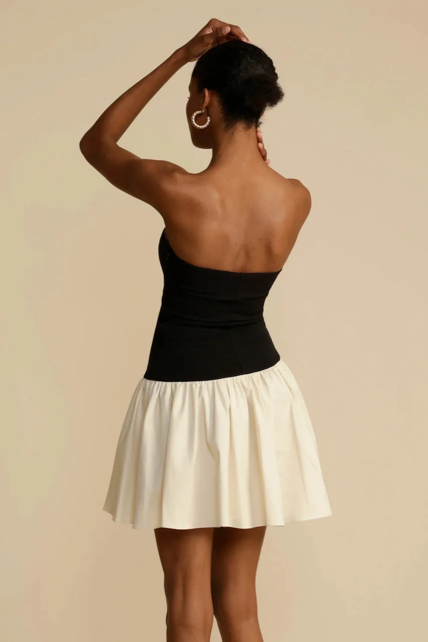 Arcina Ori Celine Dress - Black/Cream