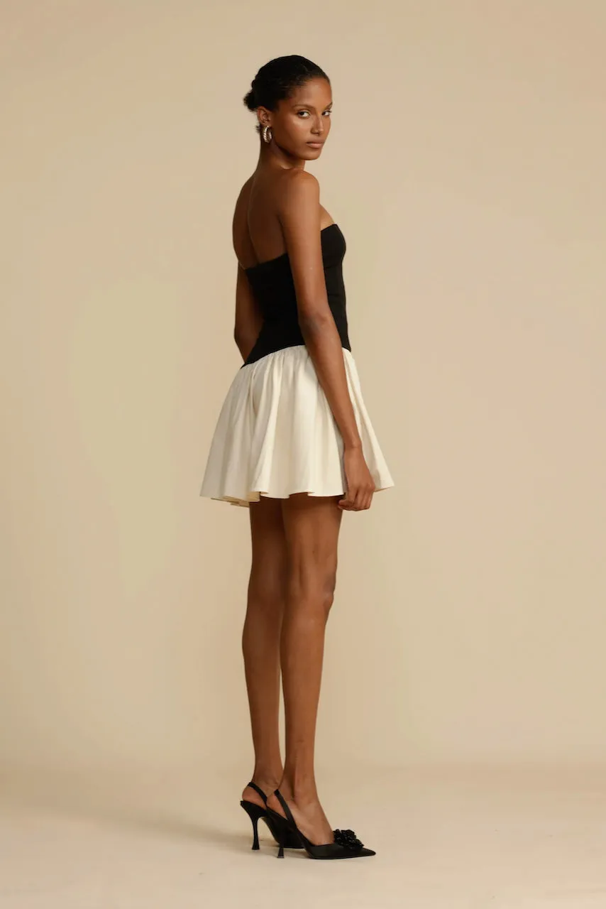 Arcina Ori Celine Dress - Black/Cream