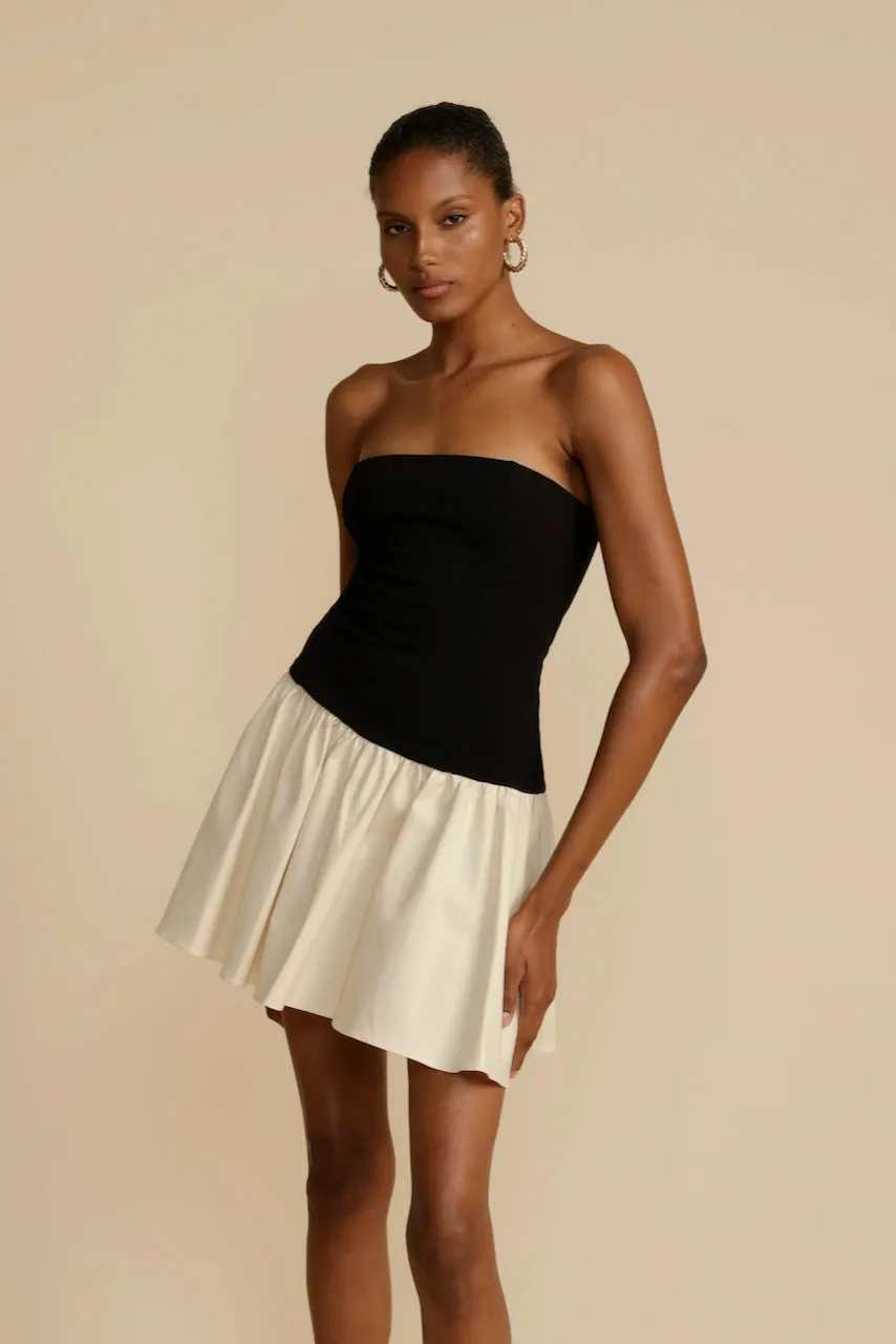Arcina Ori Celine Dress - Black/Cream