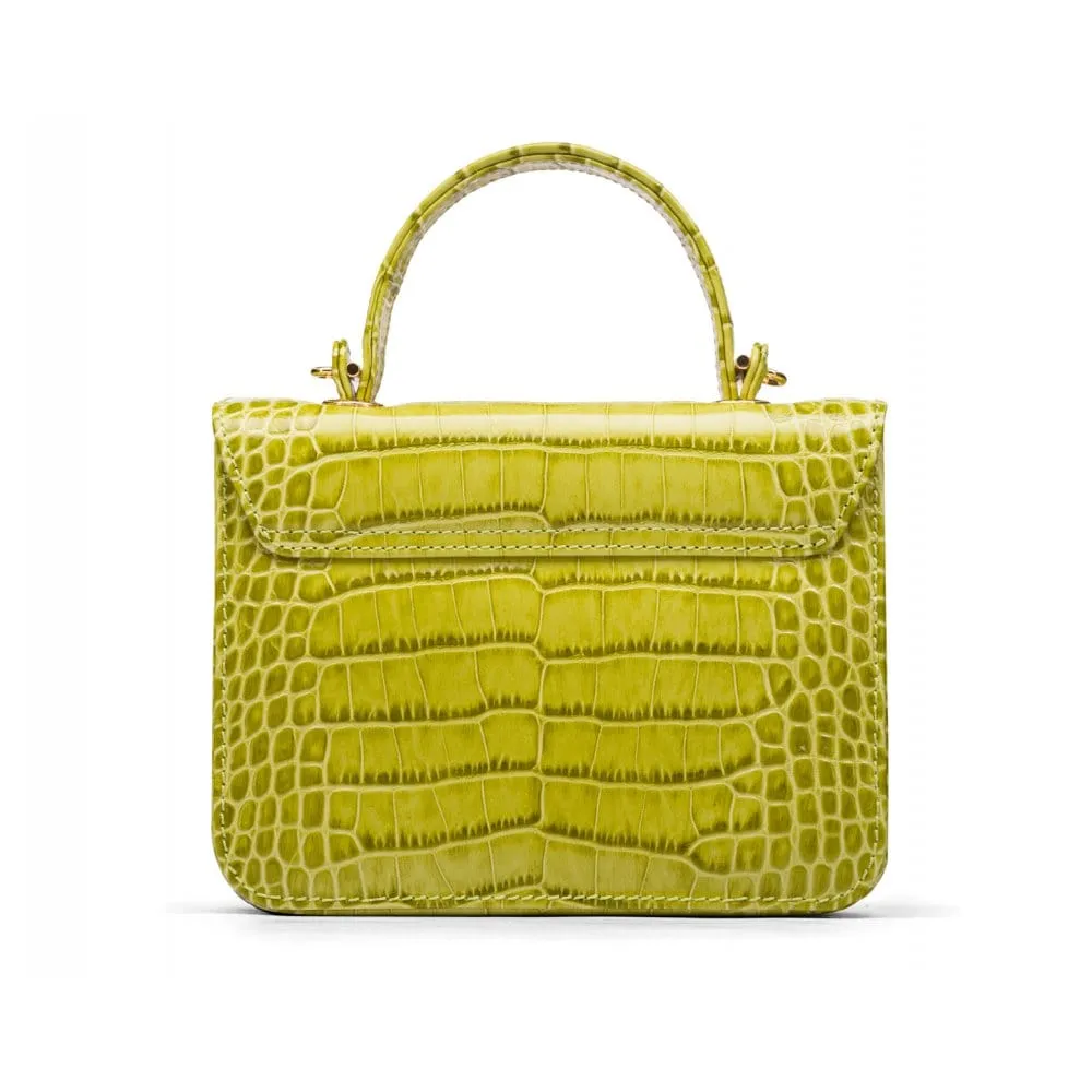 Betty Bag - Lime Green Croc