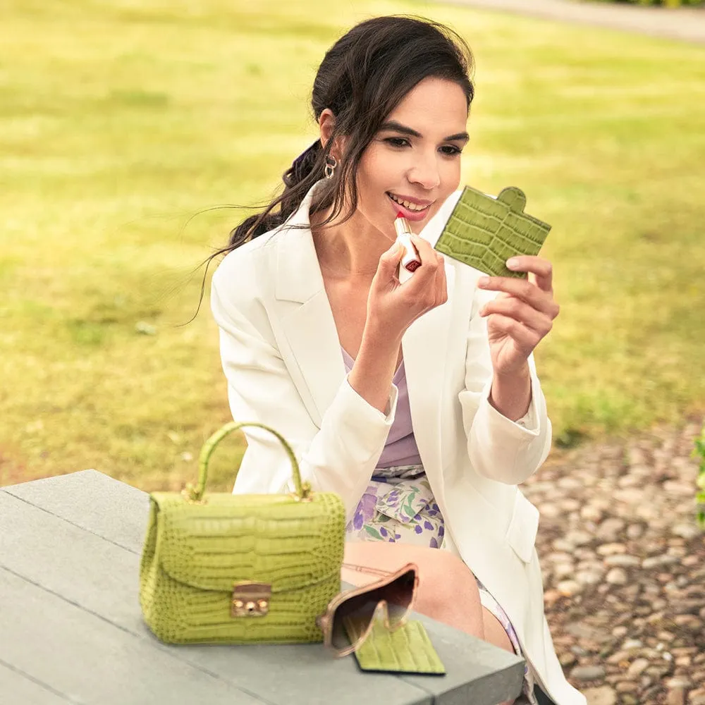 Betty Bag - Lime Green Croc