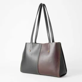 Black & Maroon Ladies Tote Bag 583