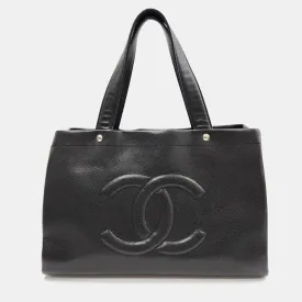 Black Caviar Leather shoulder bag