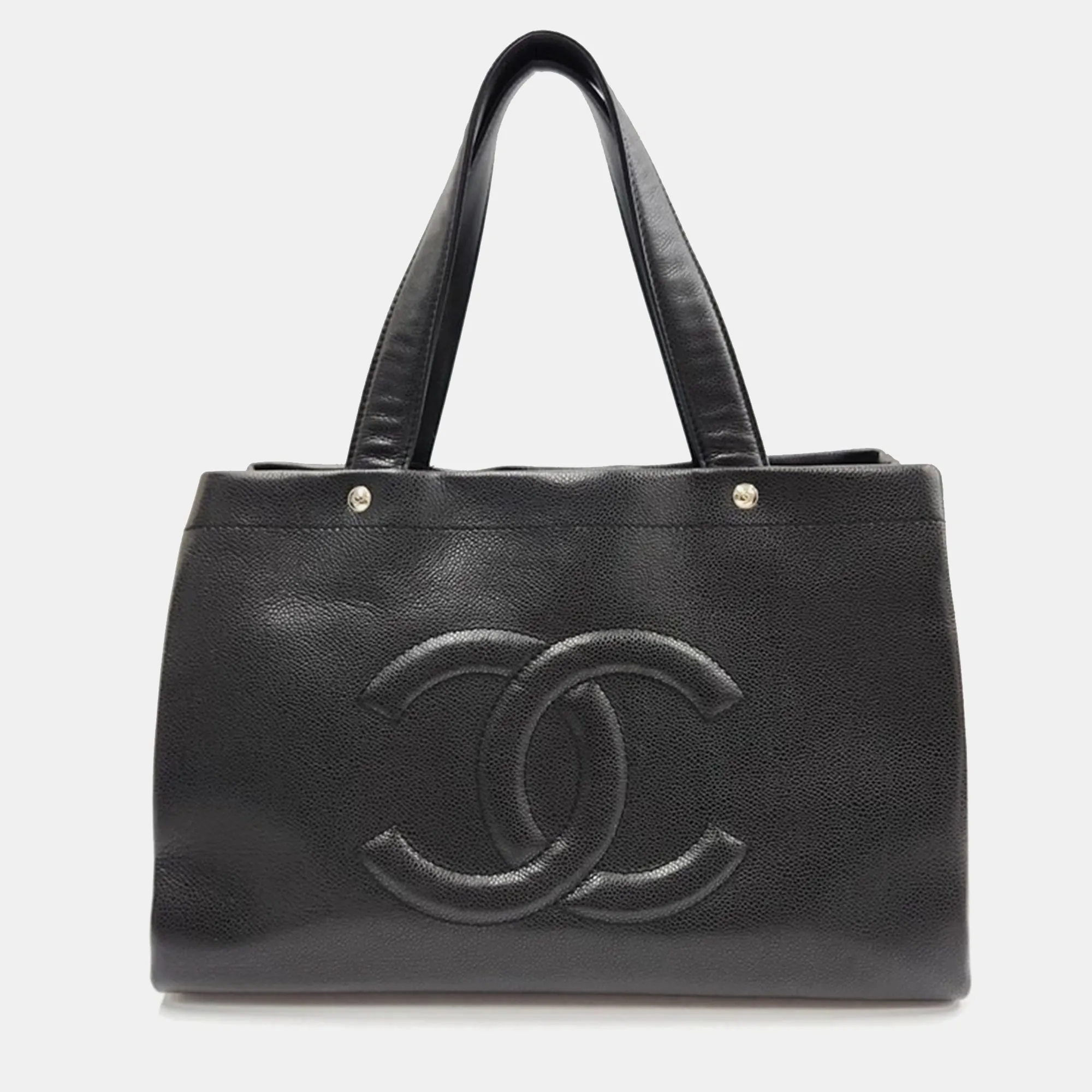 Black Caviar Leather shoulder bag