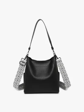 Black Penny 2-in-1 Bucket Bag w/ Guitar Strap