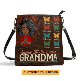 Blessed To Be Called Grandma - Personalized Bucket Bag SBBD18LM1317L