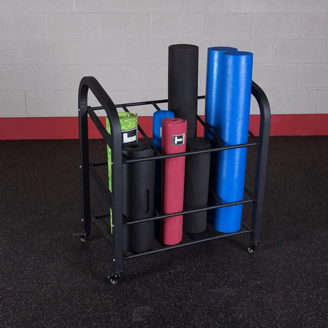 Body Solid GYR500 Rolling Storage Cart