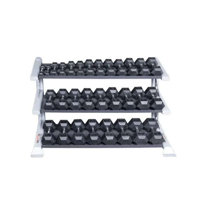 Body Solid SDKR1000DB 3-Tier PCL Dumbbell Rack