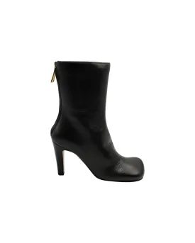 Bottega Veneta Bloc Boots in Black Leather