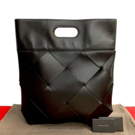 Bottega Veneta Leather Canvas Tote Bag
