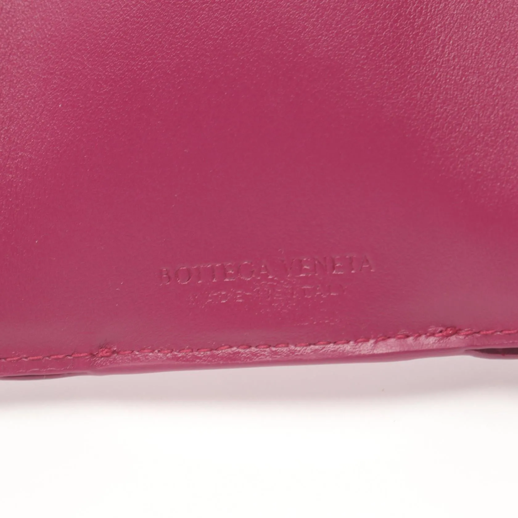 Bottega Veneta Leather Intrecciato Trifold Wallet