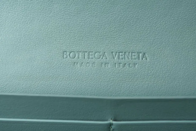 Bottega Veneta Leather Long Wallet Intrecciato