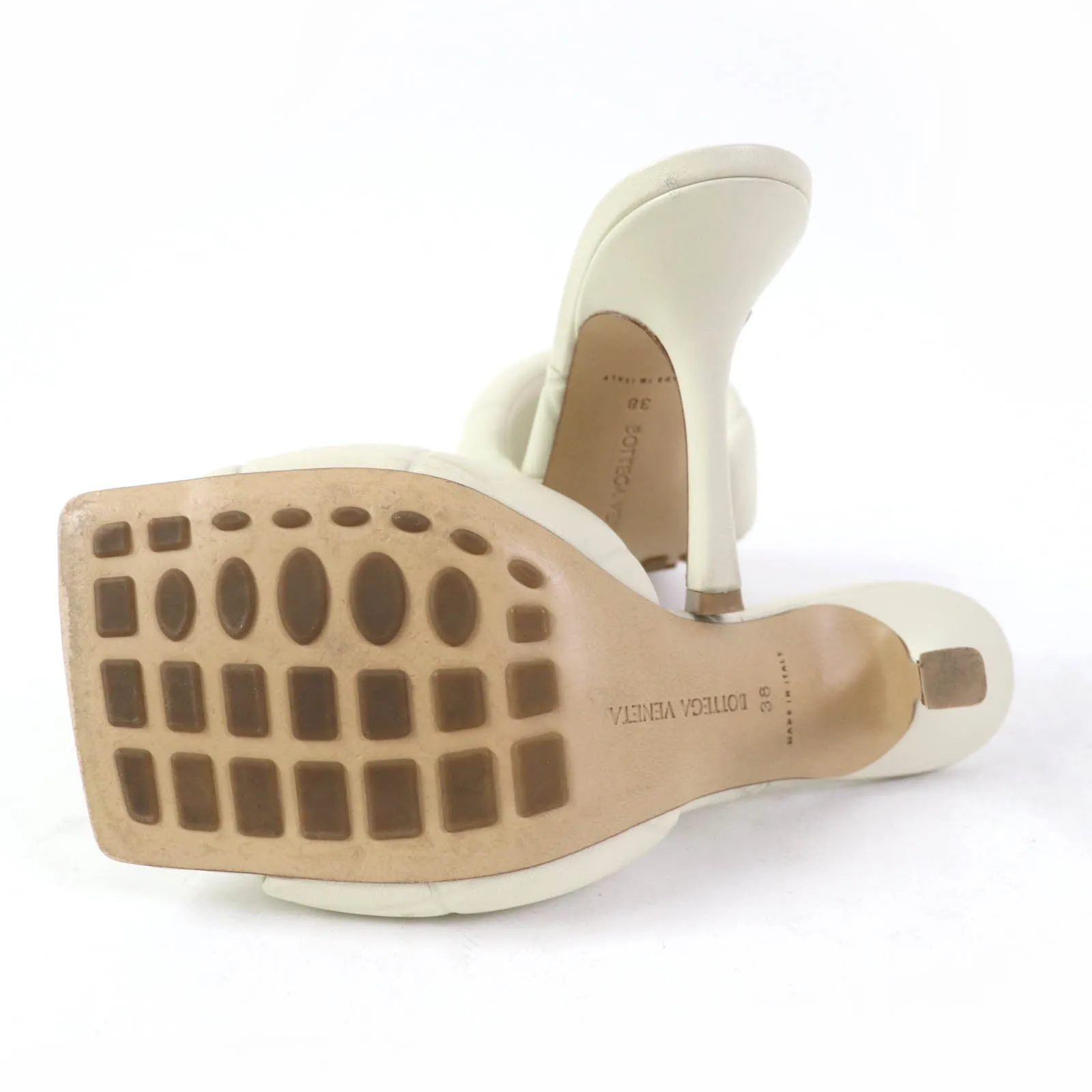 Bottega Veneta Maxi Intrecciato Leather Sandals