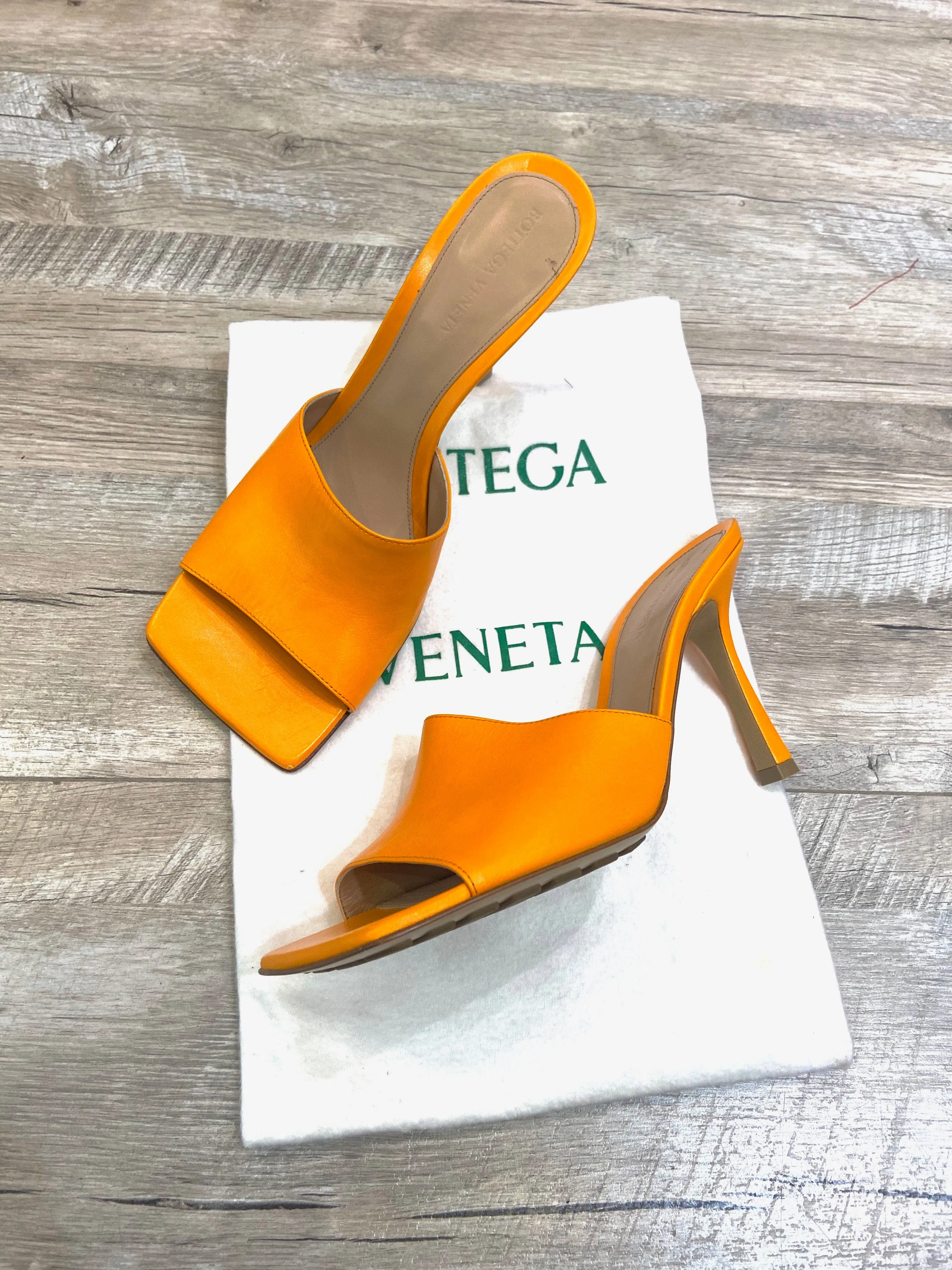 BOTTEGA VENETA STRETCH SALON 03 LEATHER MULES