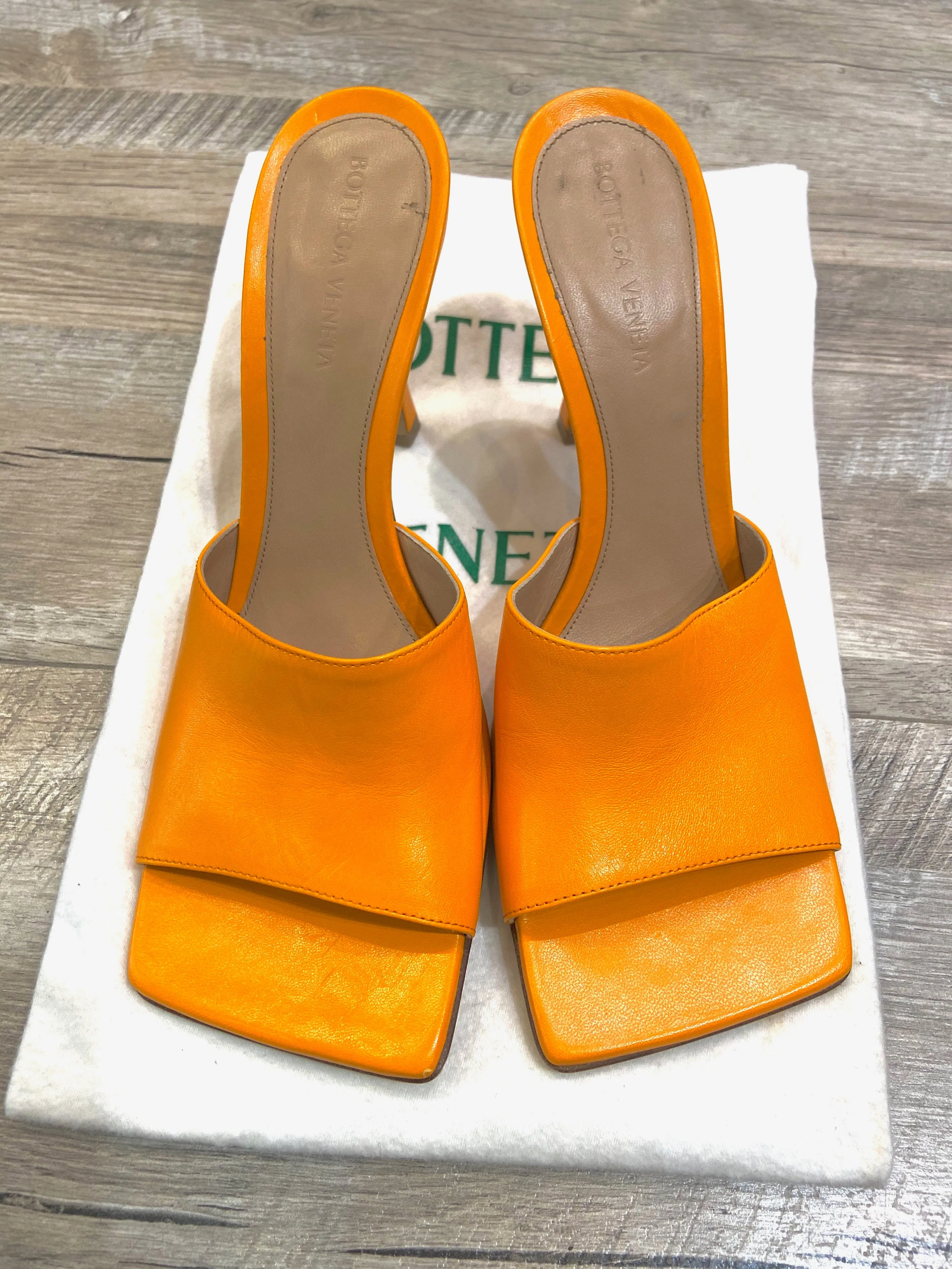 BOTTEGA VENETA STRETCH SALON 03 LEATHER MULES