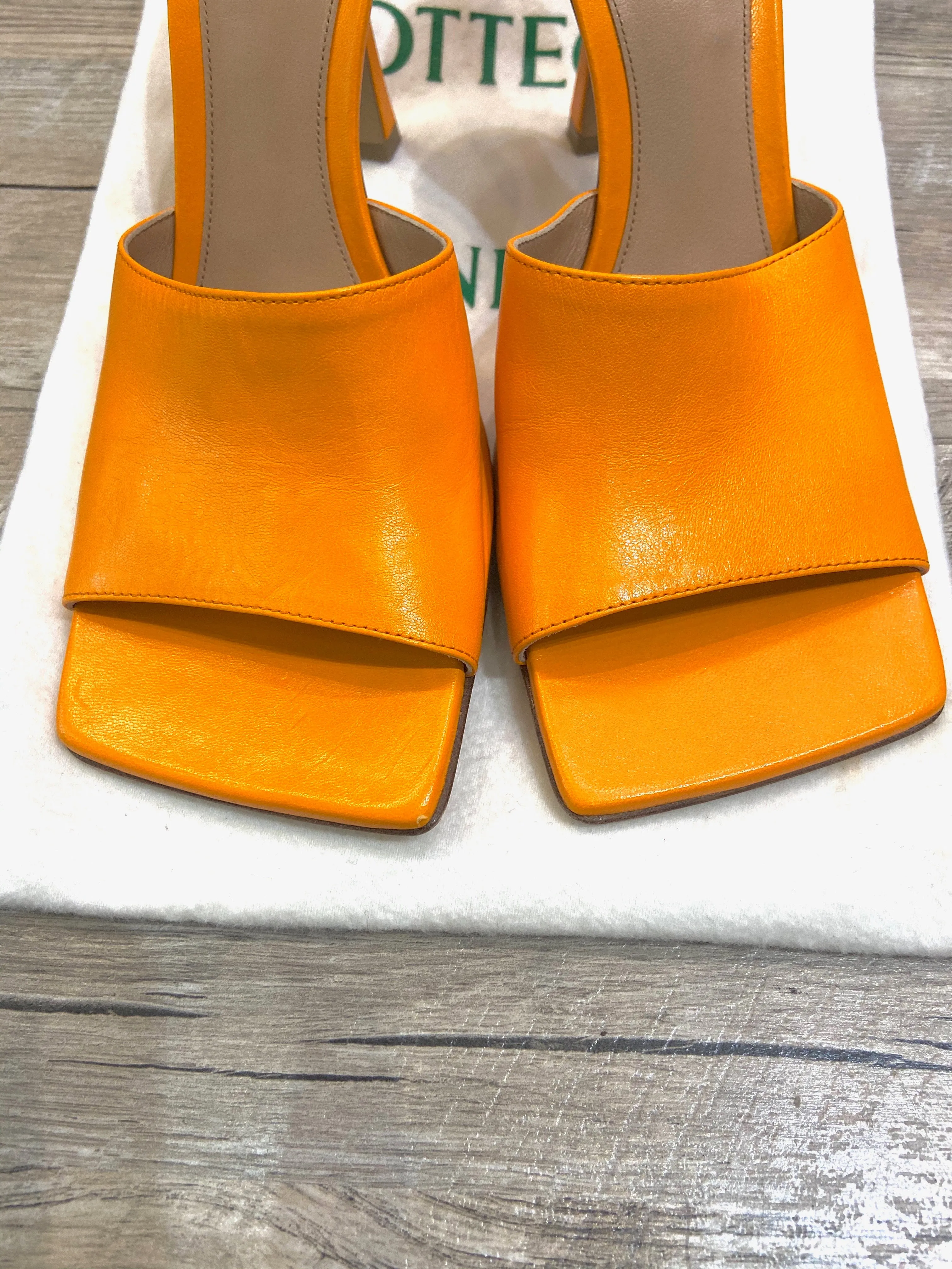 BOTTEGA VENETA STRETCH SALON 03 LEATHER MULES