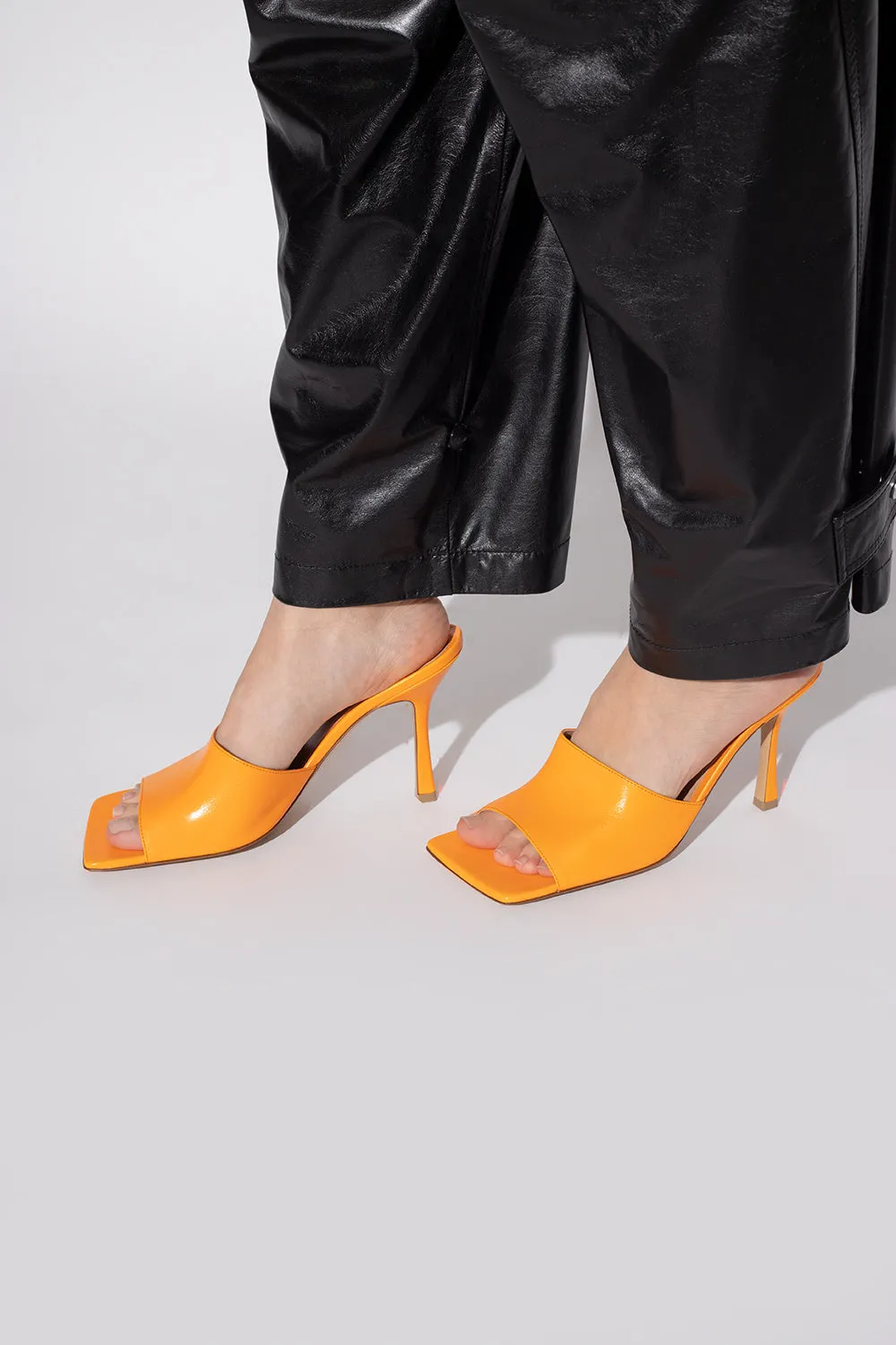 BOTTEGA VENETA STRETCH SALON 03 LEATHER MULES