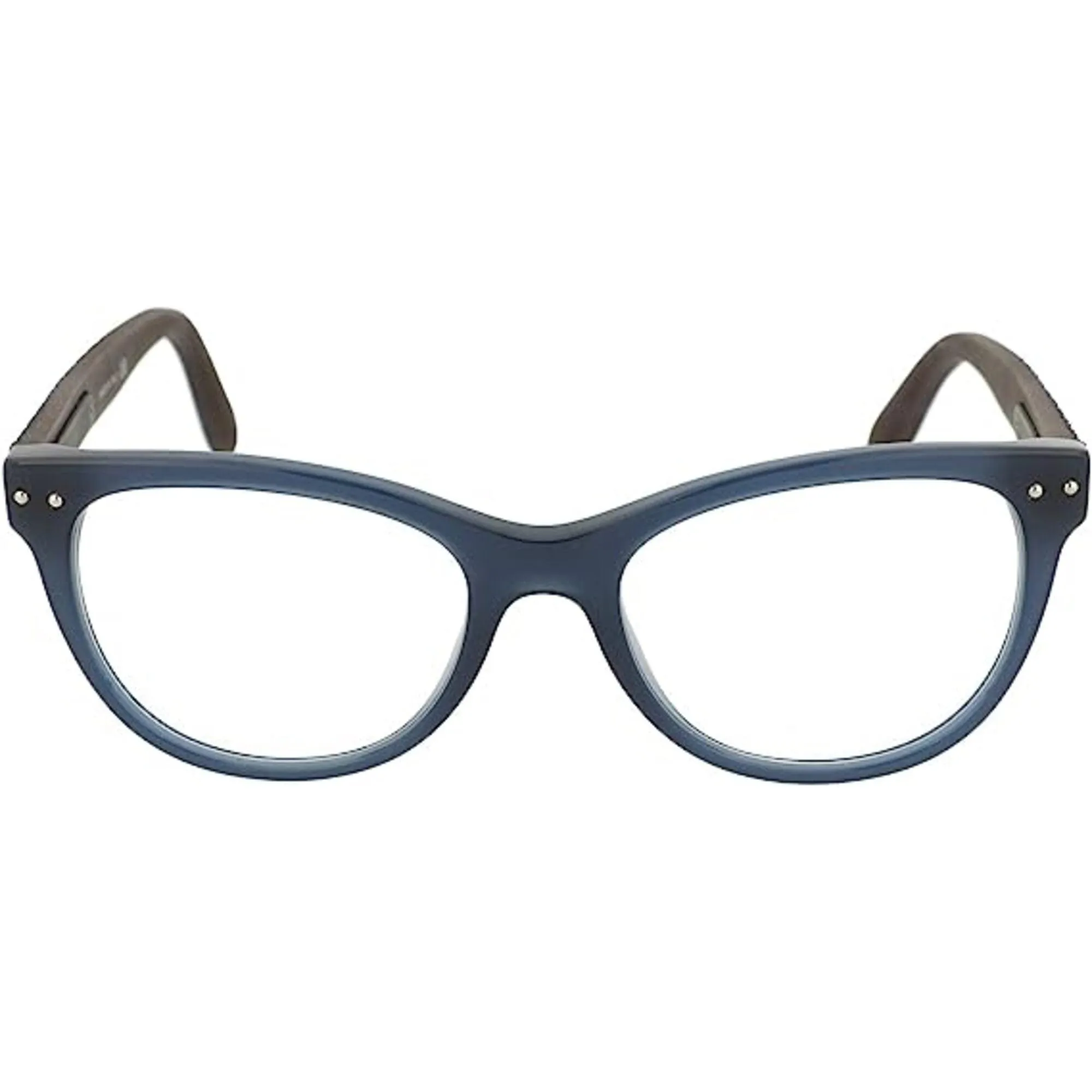Bottega Veneta Women's Eyeglasses - Shiny Blue Cat Eye | BOTTEGA VENETA BV0009O 008
