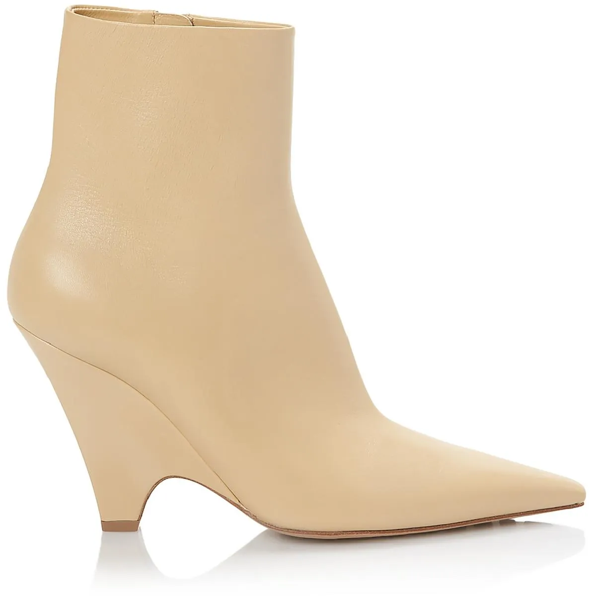Bottega Veneta Womens Pointed Toe Wedge Heel Ankle Boots