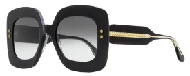Bottega Veneta Women's Square Sunglasses BV0237S 001 Black 50mm