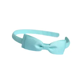 Bow Headband - Aqua