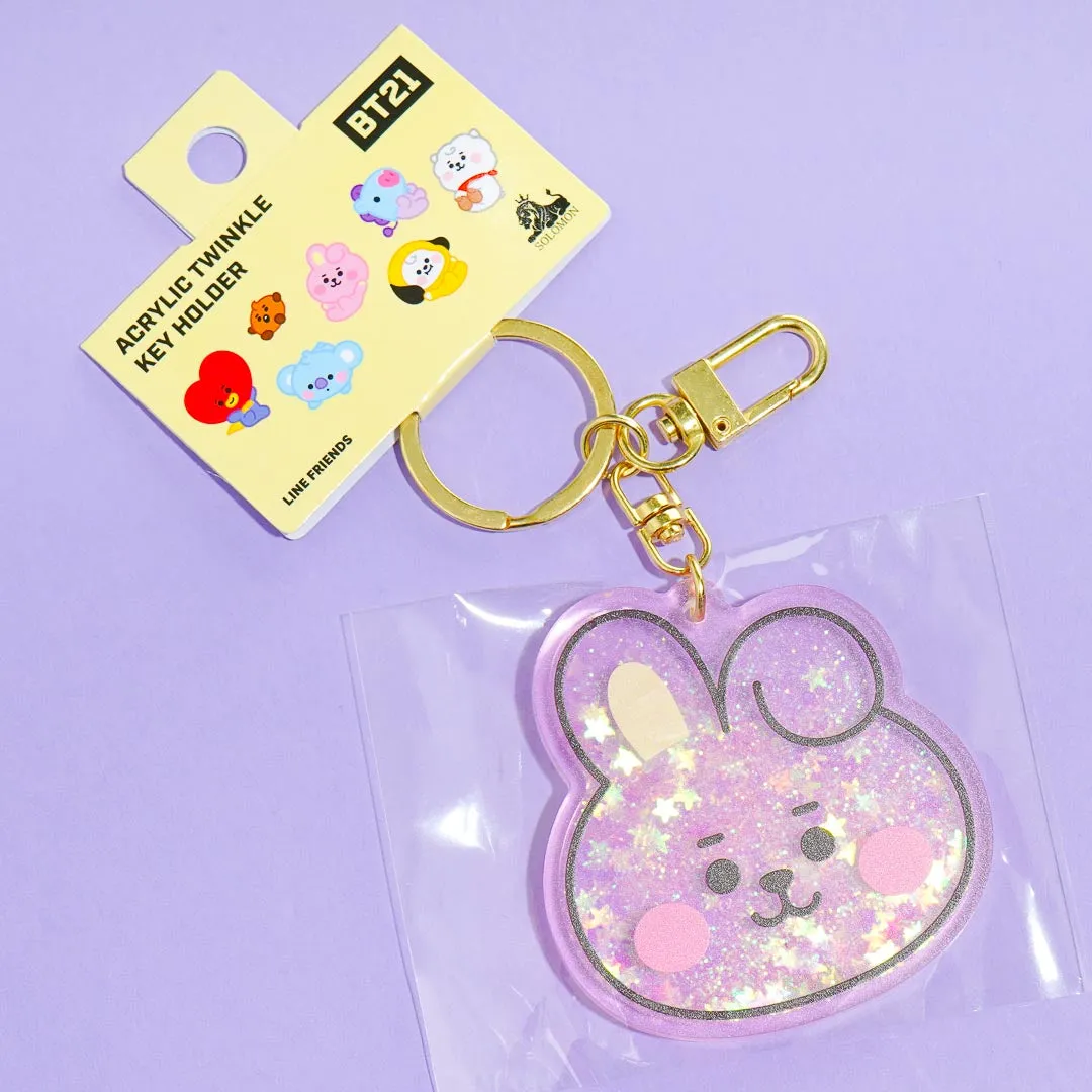 BT21 Acrylic Twinkle Key Holder - COOKY