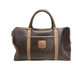 CELINE セリーヌ オールド マカダムハンドバッグ ボストンバッグ 638