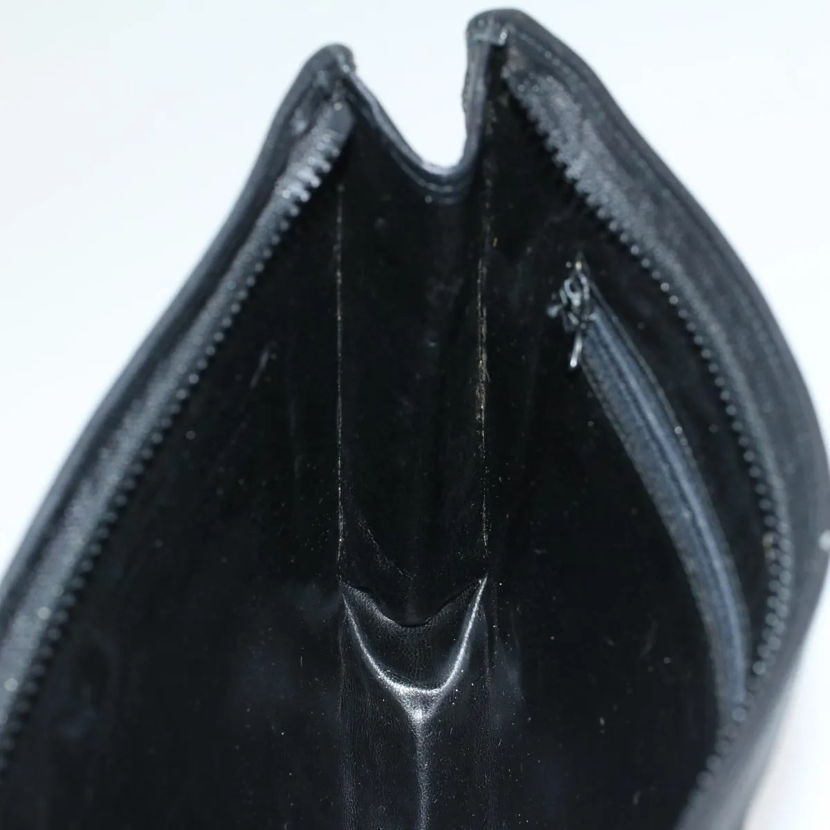CELINE C Macadam Canvas Clutch Bag Black Auth ep1277
