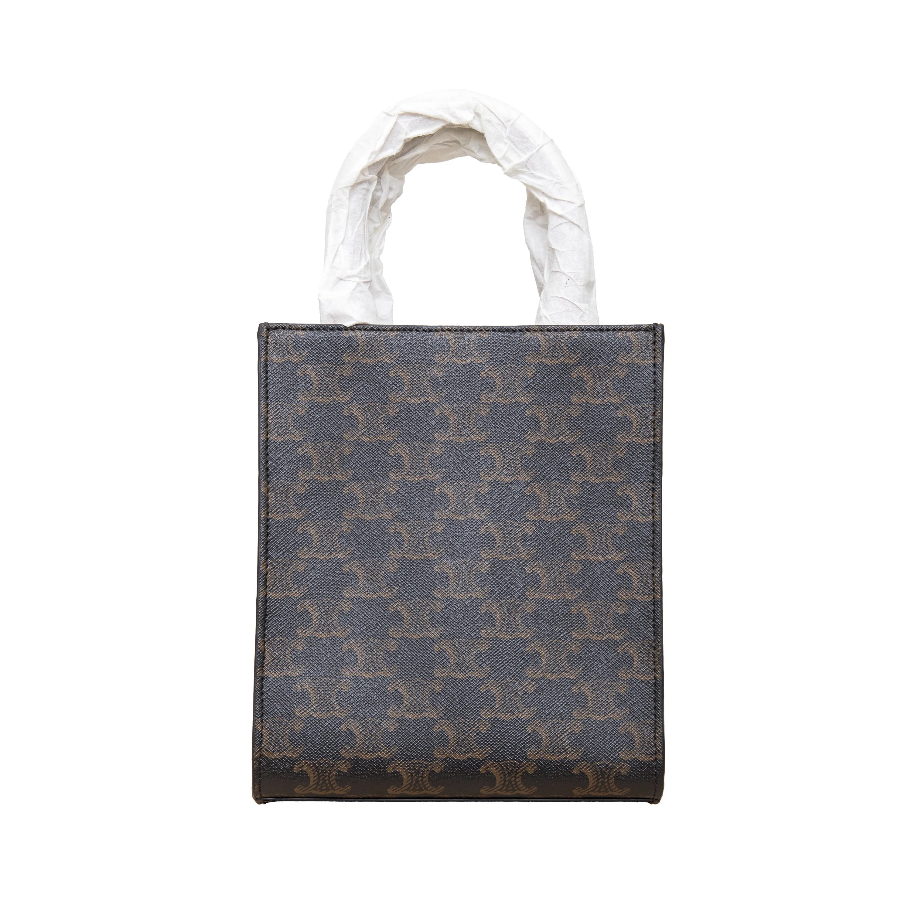 CELINE Celine Mini Vertical Cabas Tote with Embroidery