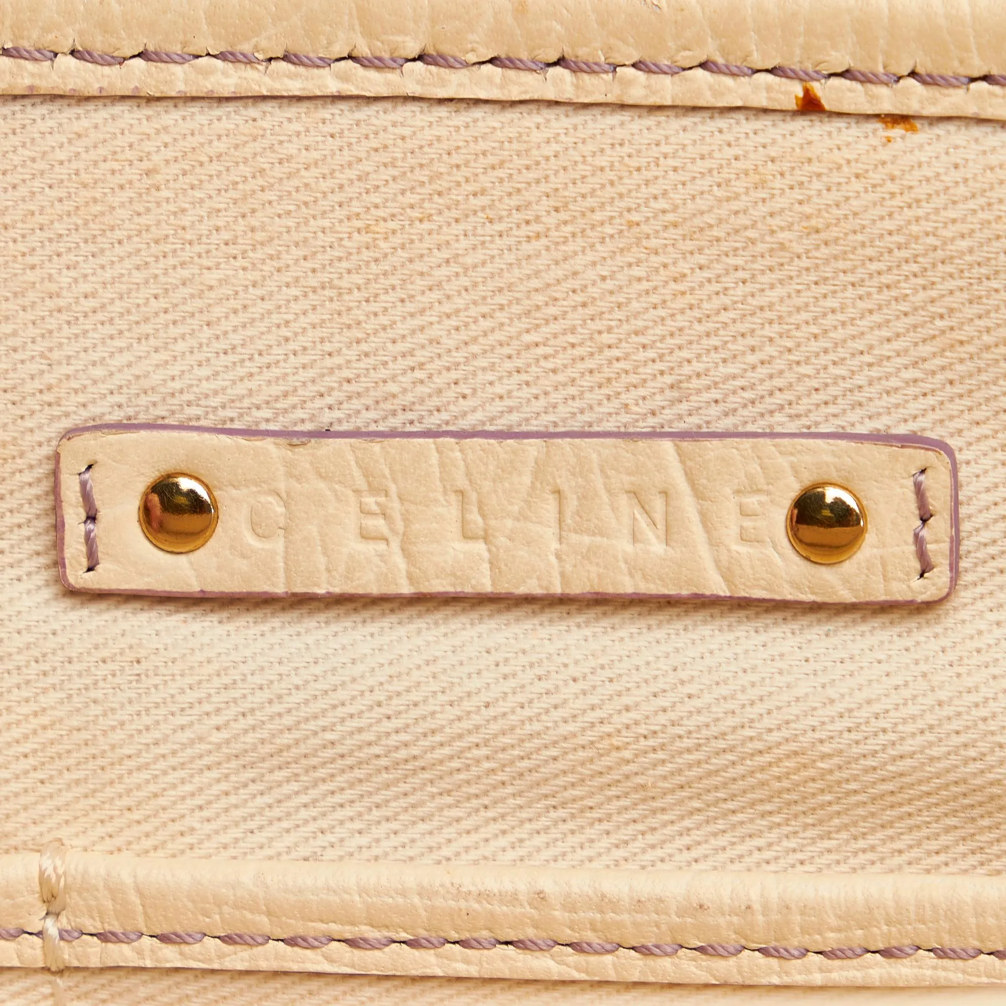 Celine Macadam Boogie Canvas Handbag