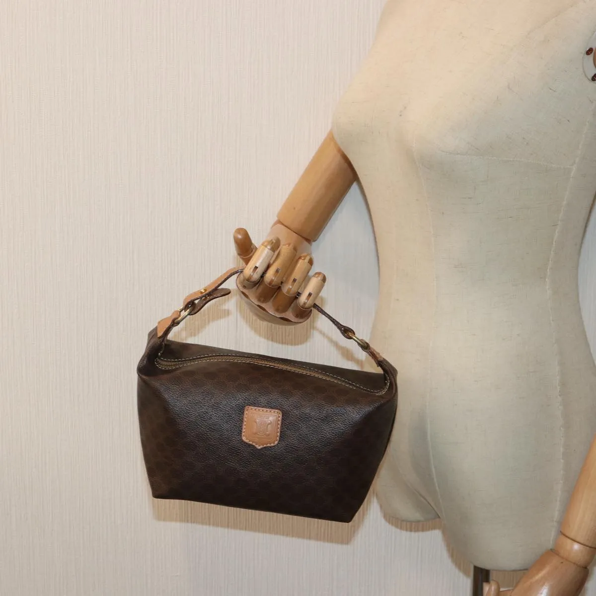 CELINE Macadam Clutch Bag