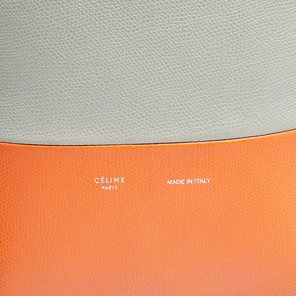 Celine Multicolor Grained Leather Small Vertical Cabas Tote