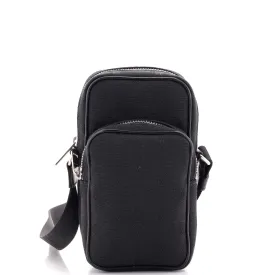 CELINE Pocket Messenger Bag Triomphe Jacquard Mini