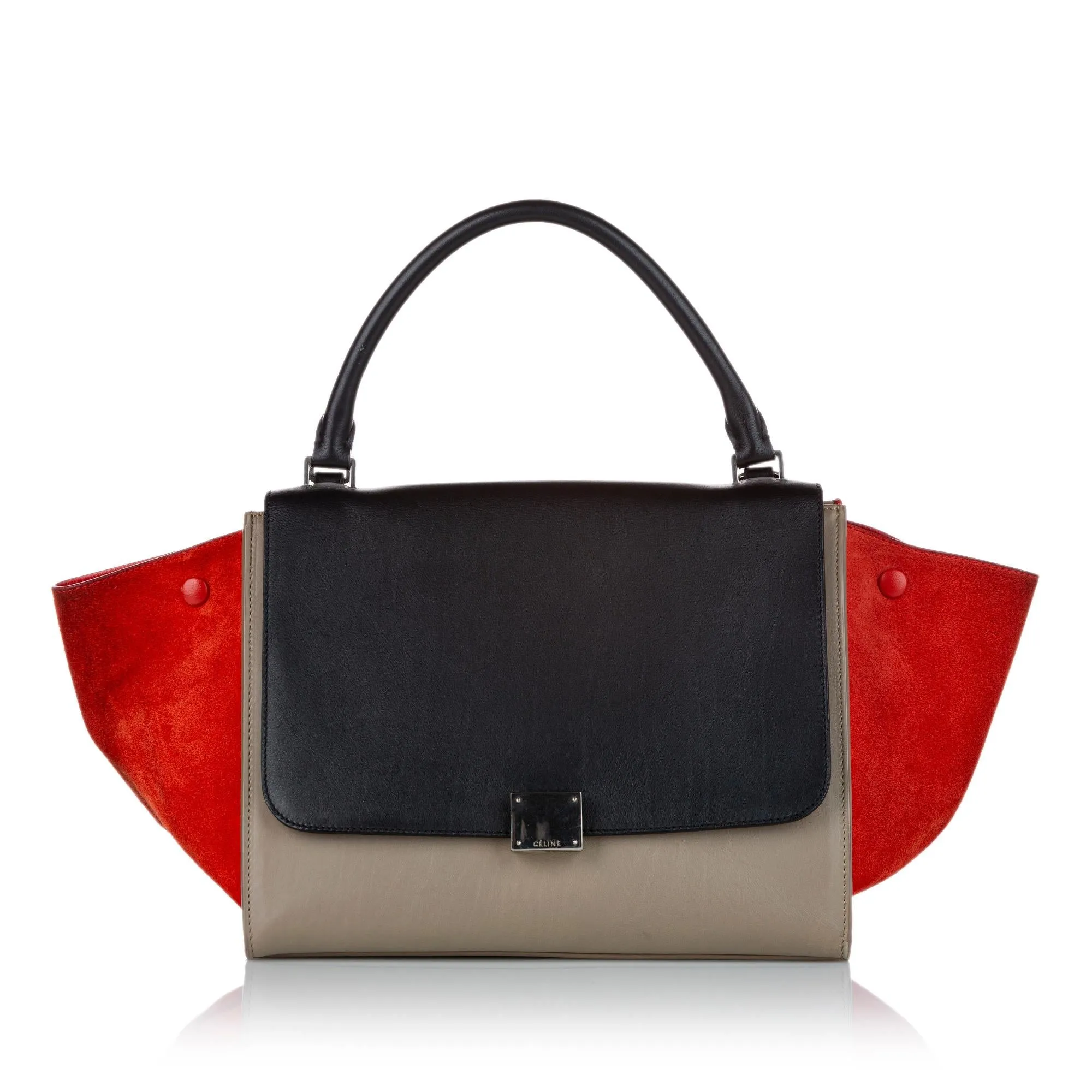 Celine Trapeze Leather Handbag