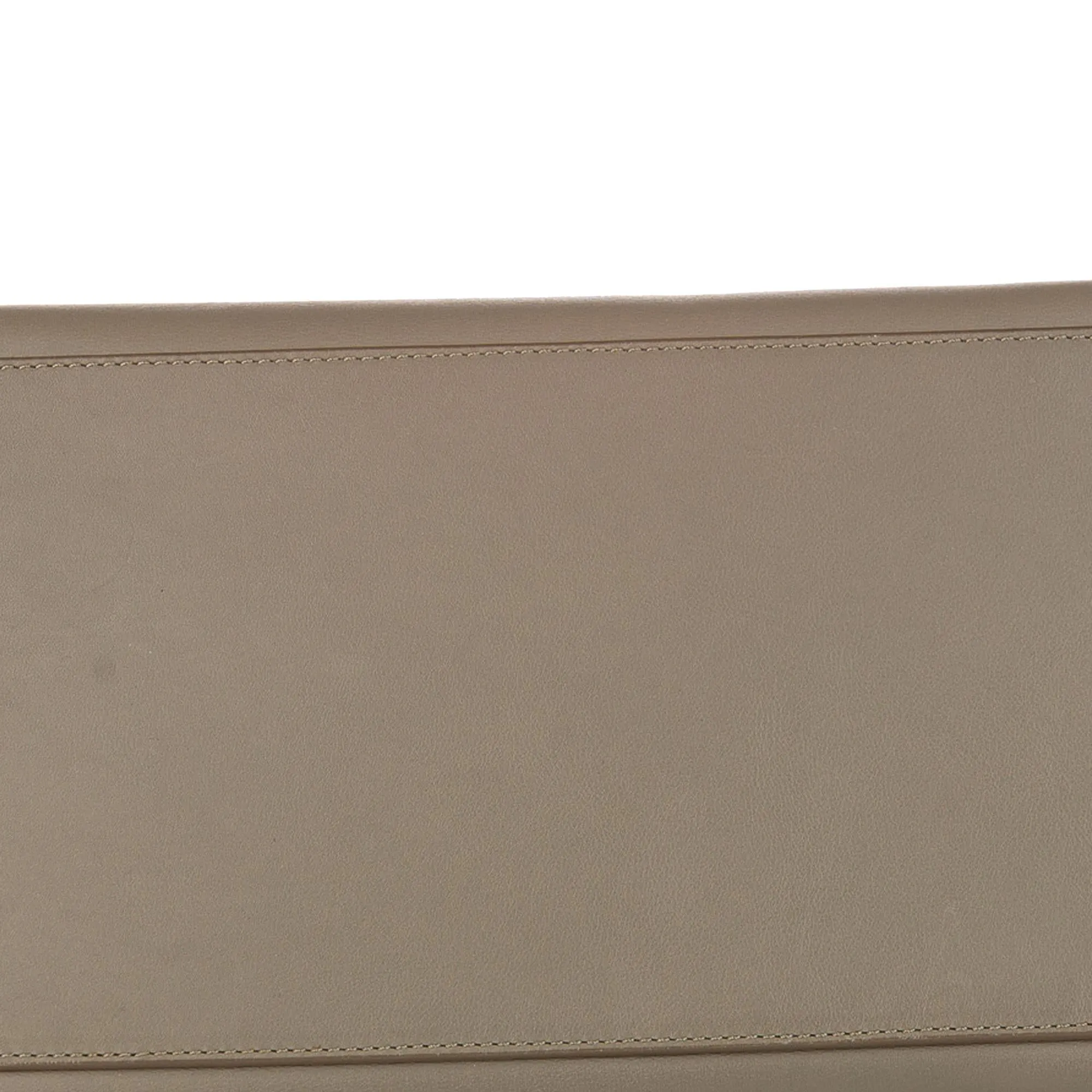 Celine Trapeze Tricolor Leather Satchel