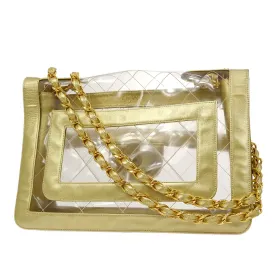CHANEL 1995 PVC Quilted Classic Flap Maxi AK34112c