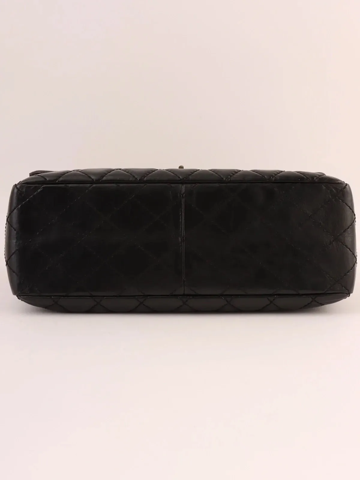 CHANEL Around 2008 Made 2.55 Chain Shoulder Bag Black