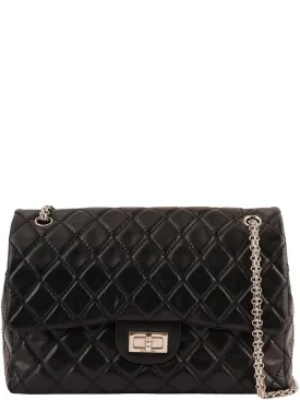 CHANEL Around 2008 Made 2.55 Chain Shoulder Bag Black