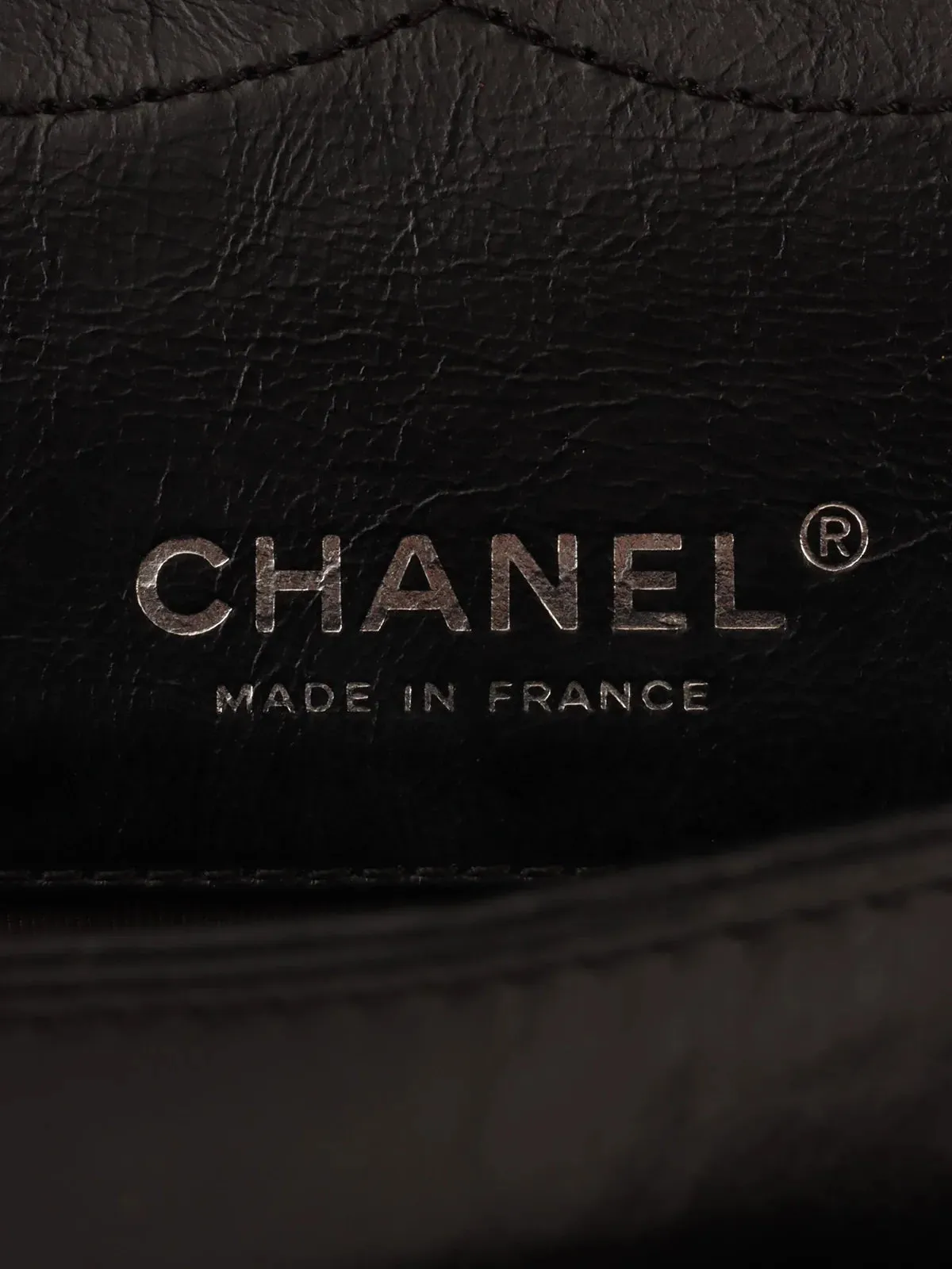CHANEL Around 2008 Made 2.55 Chain Shoulder Bag Black